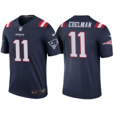 New England Patriots #11 Julian Edelman Navy Color Rush Legend Jersey