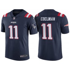 New England Patriots #11 Julian Edelman Navy Color Rush Limited Jersey