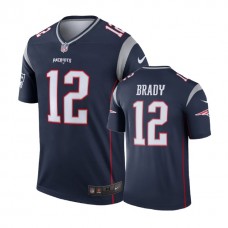 New England Patriots #12 Tom Brady Navy Legend Jersey