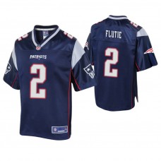 New England Patriots #2 Doug Flutie Navy Pro Line Retired Player Jersey