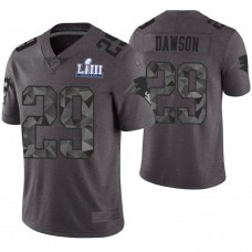 New England Patriots #29 Duke Dawson Gray Super Bowl LIII Limited Jersey