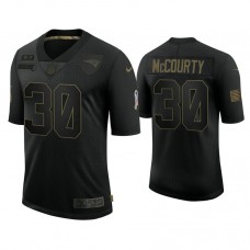 New England Patriots #30 Jason McCourty Black 2020 Salute to Service Limited Jersey