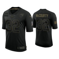 New England Patriots #32 Devin McCourty Black 2020 Salute to Service Limited Jersey
