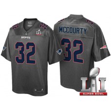 New England Patriots #32 Devin McCourty Gray Super Bowl LI Stronghold Fashion Jersey