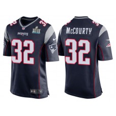 New England Patriots #32 Devin McCourty Navy Super Bowl LII Bound Game Jersey