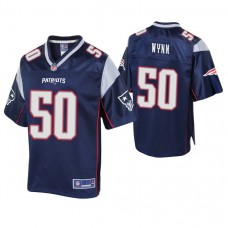 New England Patriots #50 Isaiah Wynn 2018 Draft Navy Player Pro Line Jersey