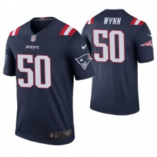 New England Patriots #50 Isaiah Wynn Navy Color Rush Legend Jersey