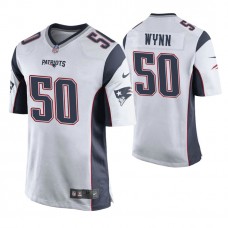 New England Patriots #50 Isaiah Wynn White Game Jersey