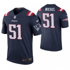 New England Patriots #51 Sony Michel Navy Color Rush Legend Jersey