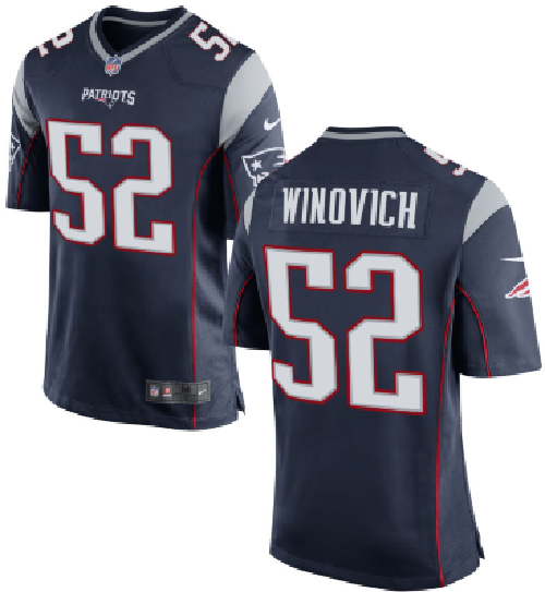New England Patriots #52 Chase Winovich Nike Limited Navy Jersey