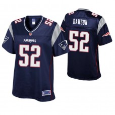 New England Patriots #52 Duke Dawson 2018 Draft Navy Player Pro Line Jersey