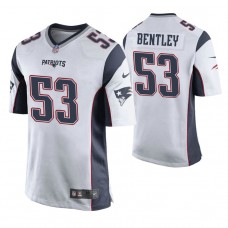 New England Patriots #53 Ja'Whaun Bentley White Game Jersey
