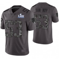 New England Patriots #53 Kyle Van Noy Gray Super Bowl LIII Limited Jersey