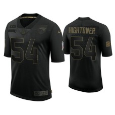 New England Patriots #54 Dont'a Hightower Black 2020 Salute to Service Limited Jersey