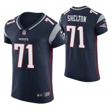 New England Patriots #71 Danny Shelton Navy Vapor Untouchable Elite Jersey