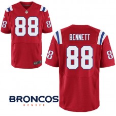New England Patriots #88 Martellus Bennett Red Elite Jersey
