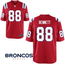 New England Patriots #88 Martellus Bennett Red Game Jersey