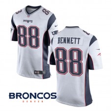 New England Patriots #88 Martellus Bennett White Game Jersey