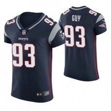 New England Patriots #93 Lawrence Guy Navy Vapor Untouchable Elite Jersey