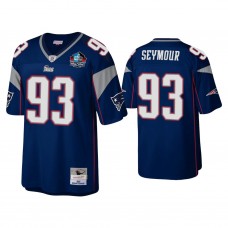 New England Patriots #93 Richard Seymour Navy Pro Football Hall Of Fame Class Of 2022 Jersey