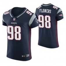New England Patriots #98 Trey Flowers Navy Vapor Untouchable Elite Jersey