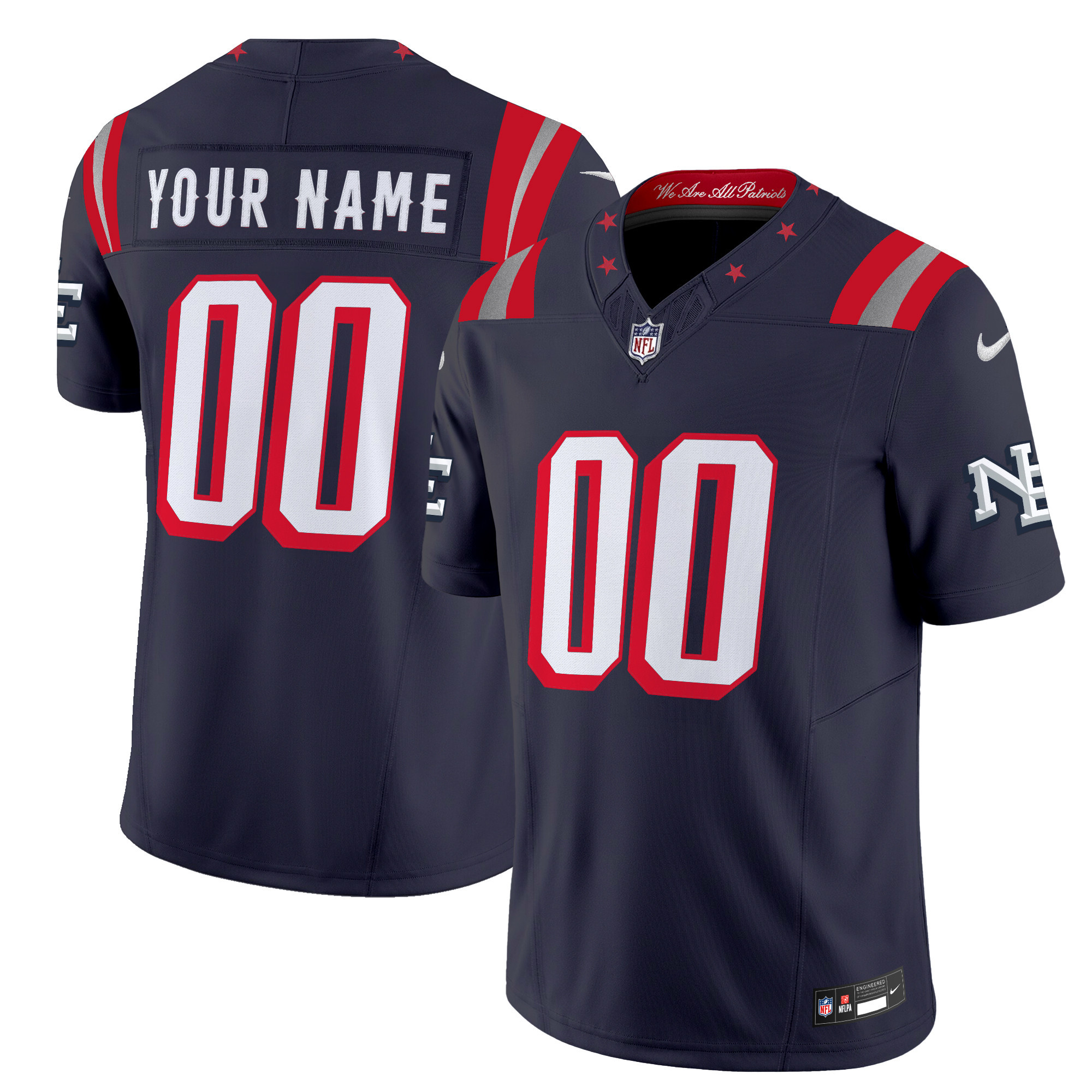 New England Patriots 2025 “Rivalries” Vapor Limited Custom Jersey – All  Stitched