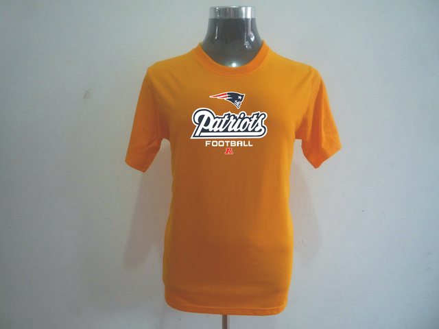 NEW NFL New England Patriots Big & Tall Critical Victory T-Shirt Yellow