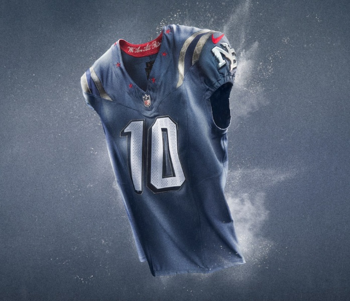 New England Patriots F.U.S.E. Limited Rivalry Series Custom Jersey - All Stitched 1