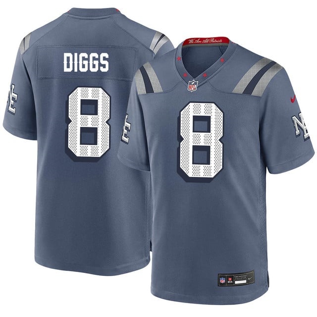 New England Patriots F.U.S.E. Limited Rivalry Series Jersey - All Stitched Stefon Diggs - 8