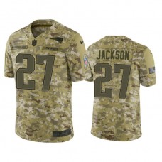 New England Patriots J.C. Jackson #27 Camo Jersey 2018 Salute to Service