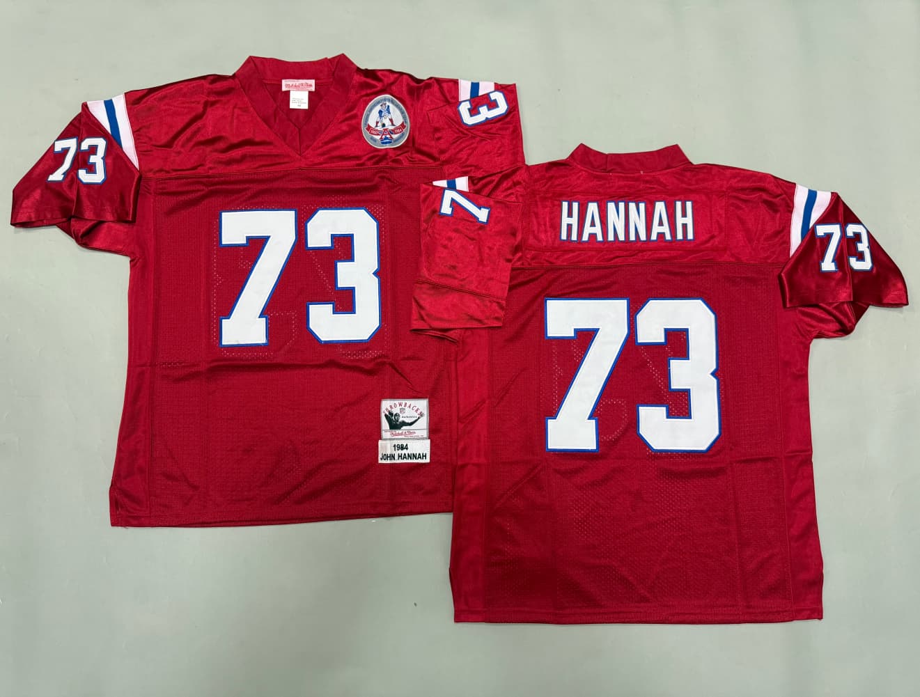 New England Patriots John Hannah #73 NFL  Jersey