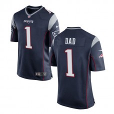 New England Patriots Navy #1 Dad Jersey - Father's Day