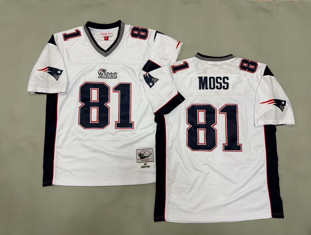 New England Patriots Randy Moss   #81 Football-NFL   Jersey