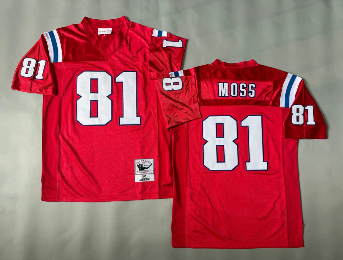 New England Patriots Randy Moss  #81 Football-NFL   Jersey