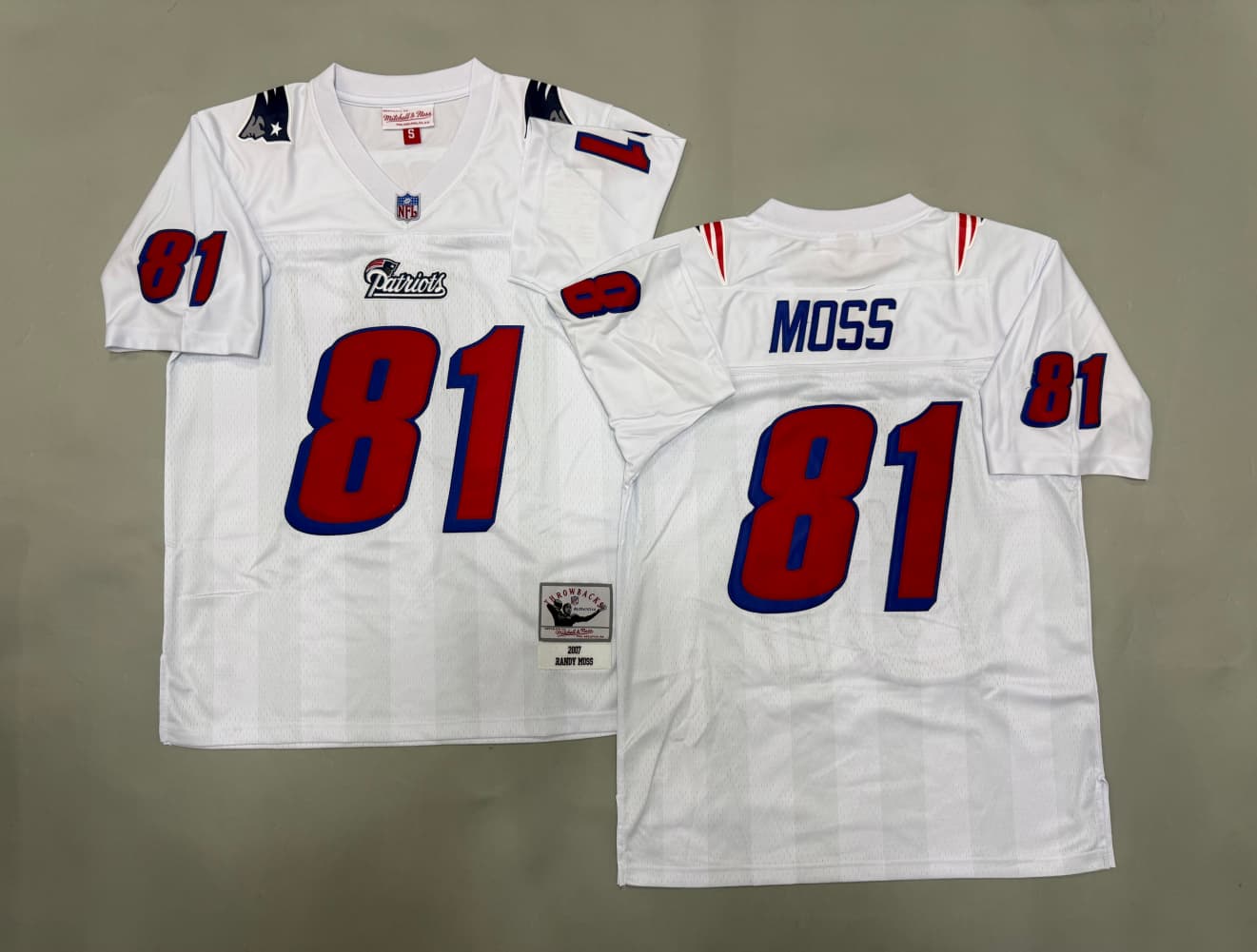 New England Patriots Randy Moss #81 Football- NFL   Jersey