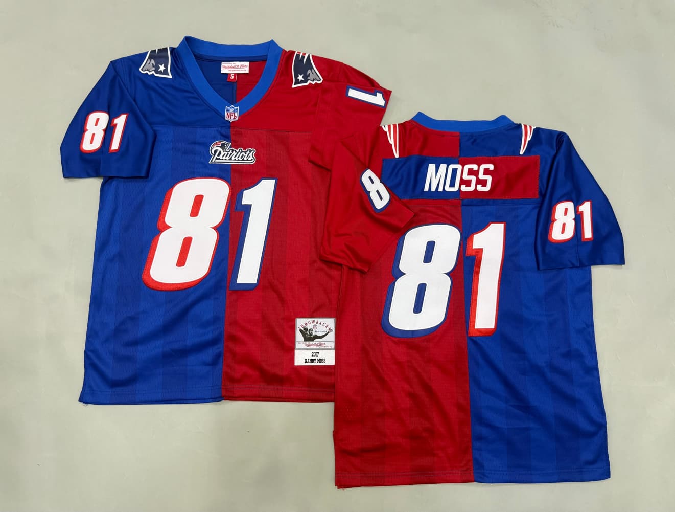 New England Patriots Randy Moss #81 Football -NFL   Jersey