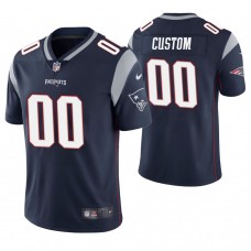 New England Patriots Vapor Untouchable Limited Navy Customized Jersey