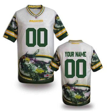 New Green Bay Packers Customized Jersey-03