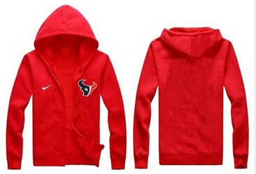 New Houston Texans Authentic Logo Hoodie Red