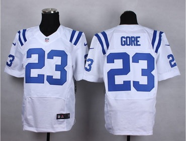 New Indianapolis Colts #23 Frank Gore Nike Royal White  Jersey