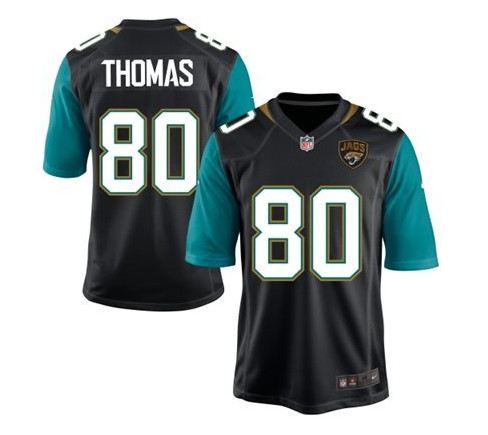 New Jacksonville Jaguars #80 Julius Thomas  Black Elite Jersey