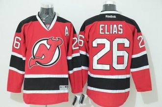 New Jersey Devils #26 Patrik Elias Stitched Red NHL Jersey