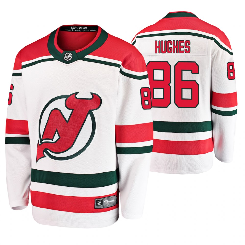 New Jersey Devils Jack Hughes Men's Alternate Breakaway Player Jersey