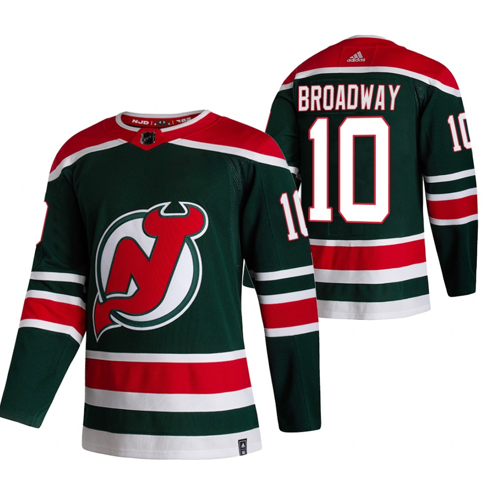 New Jersey Devils Jimmy Hayes Green Honor Broadway Special Edition Jersey