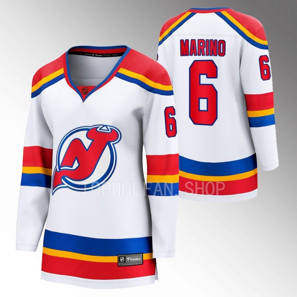 New Jersey Devils John Marino Women White 2022 Special Edition 2.0 Jersey