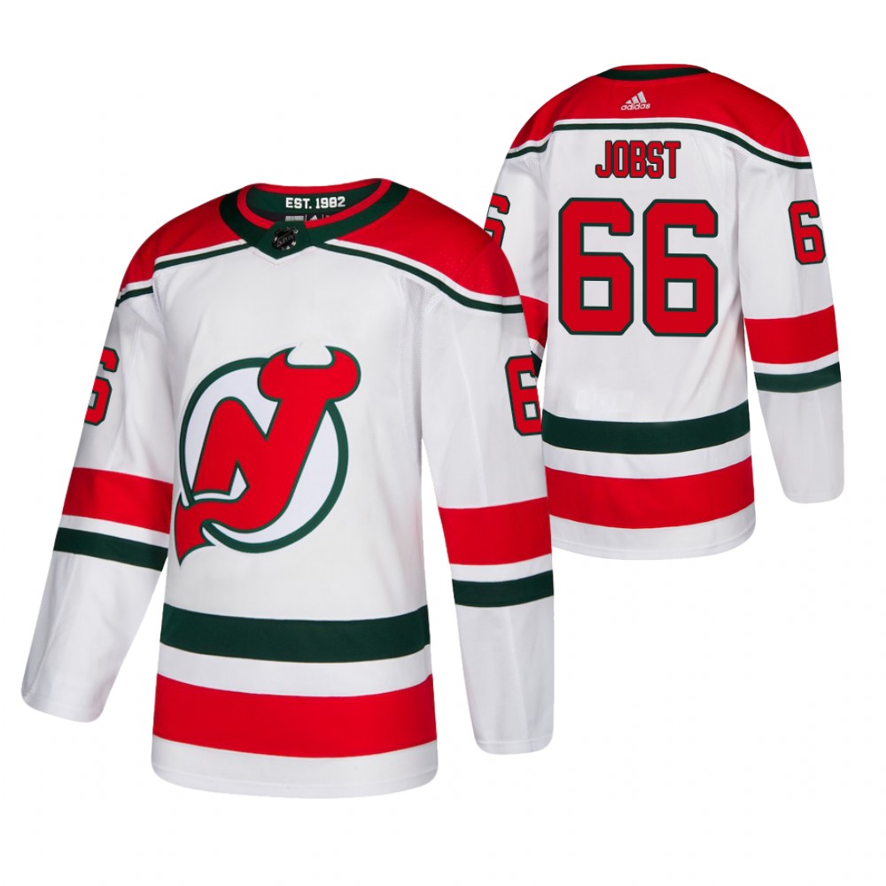 New Jersey Devils Mason Jobst White Authentic 2021 Trade Jersey
