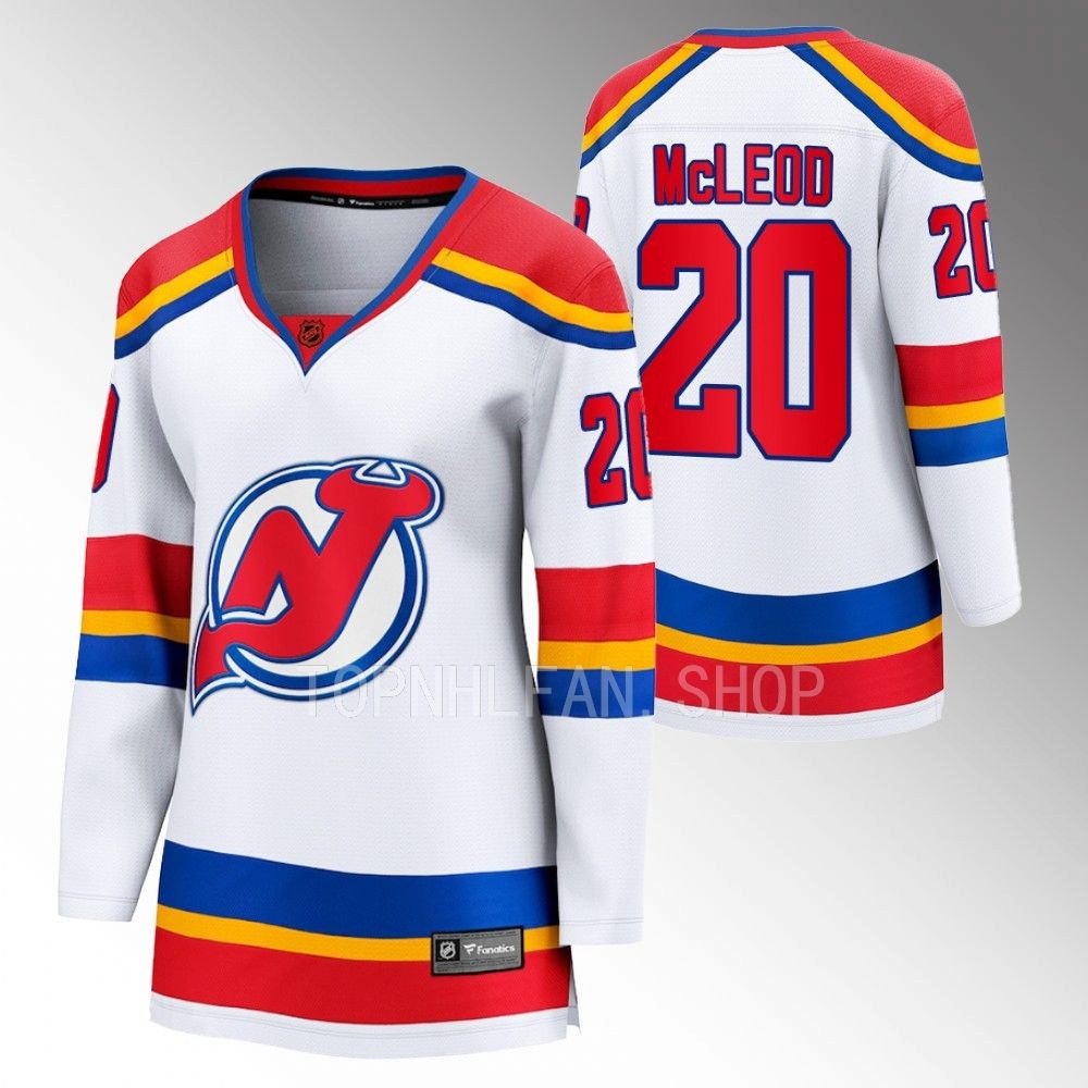 New Jersey Devils Michael McLeod Women White 2022 Special Edition 2.0 Jersey