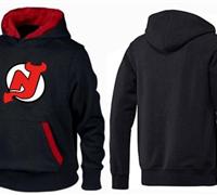 New Jersey Devils Pullover Hoodie Black & Red