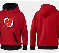 New Jersey Devils Pullover Hoodie Red & Black