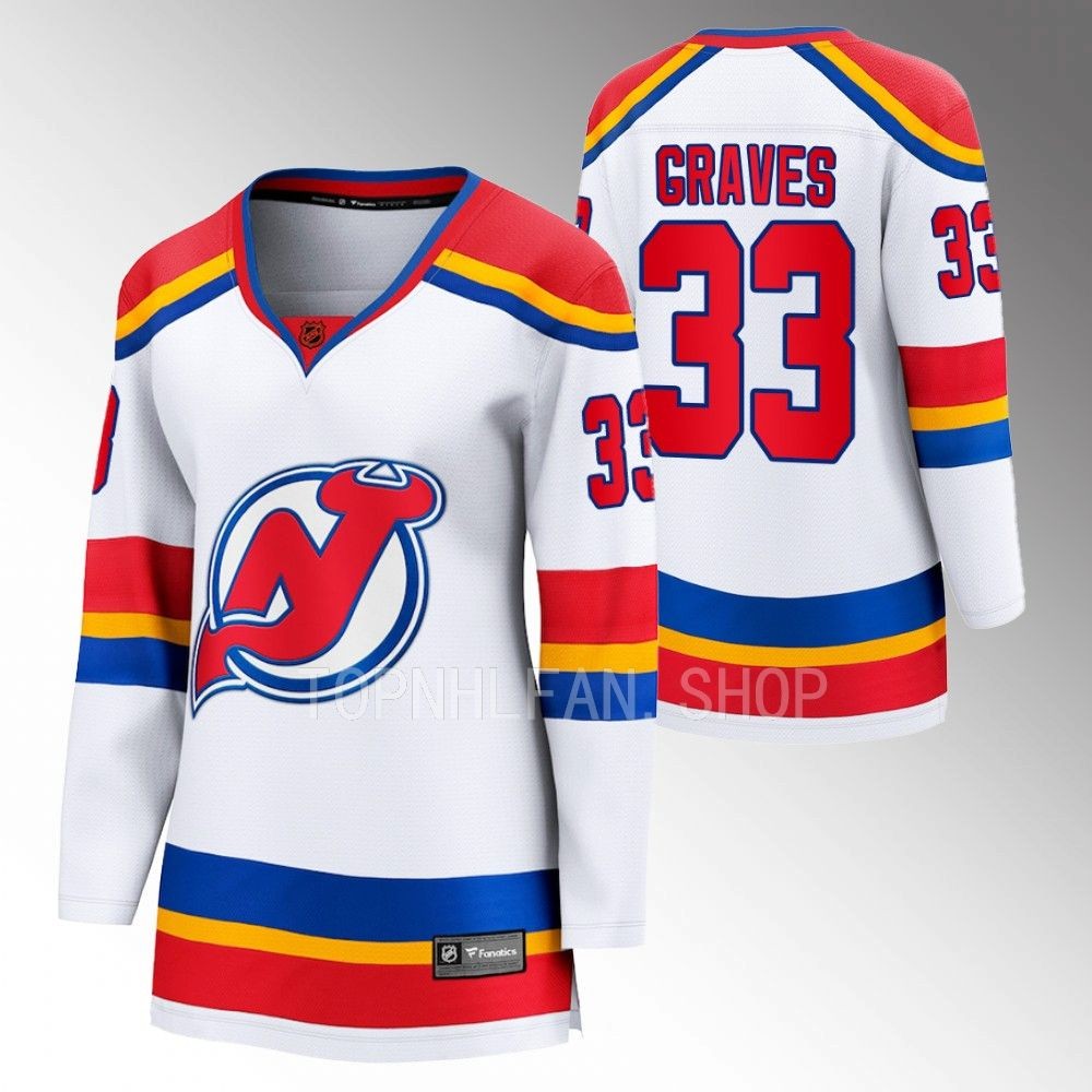 New Jersey Devils Ryan Graves Women White 2022 Special Edition 2.0 Jersey